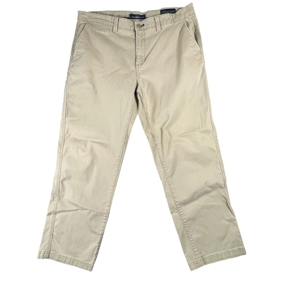 Weatherproof Khaki Pants Mens 38x30 Chino Casual Comfort Straight Leg Tough - Picture 1 of 10
